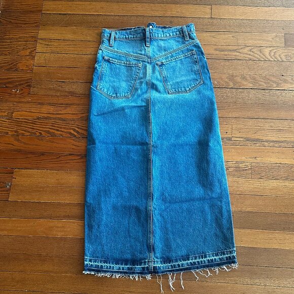 Frame Midaxi Denim Skirt - Picture 3 of 5